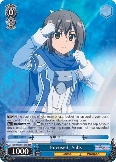 Focused, Sally (BFR/S78-TE13 TD) [BOFURI: I Don't Want to Get Hurt, so I'll Max Out My Defense] - POKÉ JEUX