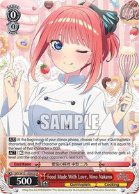 Food Made With Love, Nino Nakano (5HY/W101-E060S SR) [The Quintessential Quintuplets Movie] - POKÉ JEUX