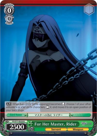 For Her Master, Rider (FS/S77-E020 R) [Fate/Stay Night [Heaven's Feel] Vol.2] - POKÉ JEUX