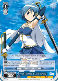 "For The Ones I Love" Sayaka (MR/W59-E095 C) [Magia Record: Puella Magi Madoka Magica [Side Story] (Mobile)] - POKÉ JEUX