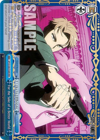 For the Sake of a Better World (SPY/S106-E100R RRR) [SPY x FAMILY] - POKÉ JEUX