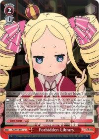 Forbidden Library (RZ/S55-E051 U) [Re:ZERO Vol.2] - POKÉ JEUX