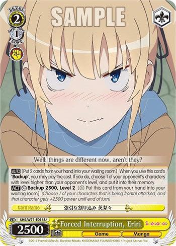 Forced Interruption, Eriri [Saekano How to Raise a Boring Girlfriend. flat] - POKÉ JEUX
