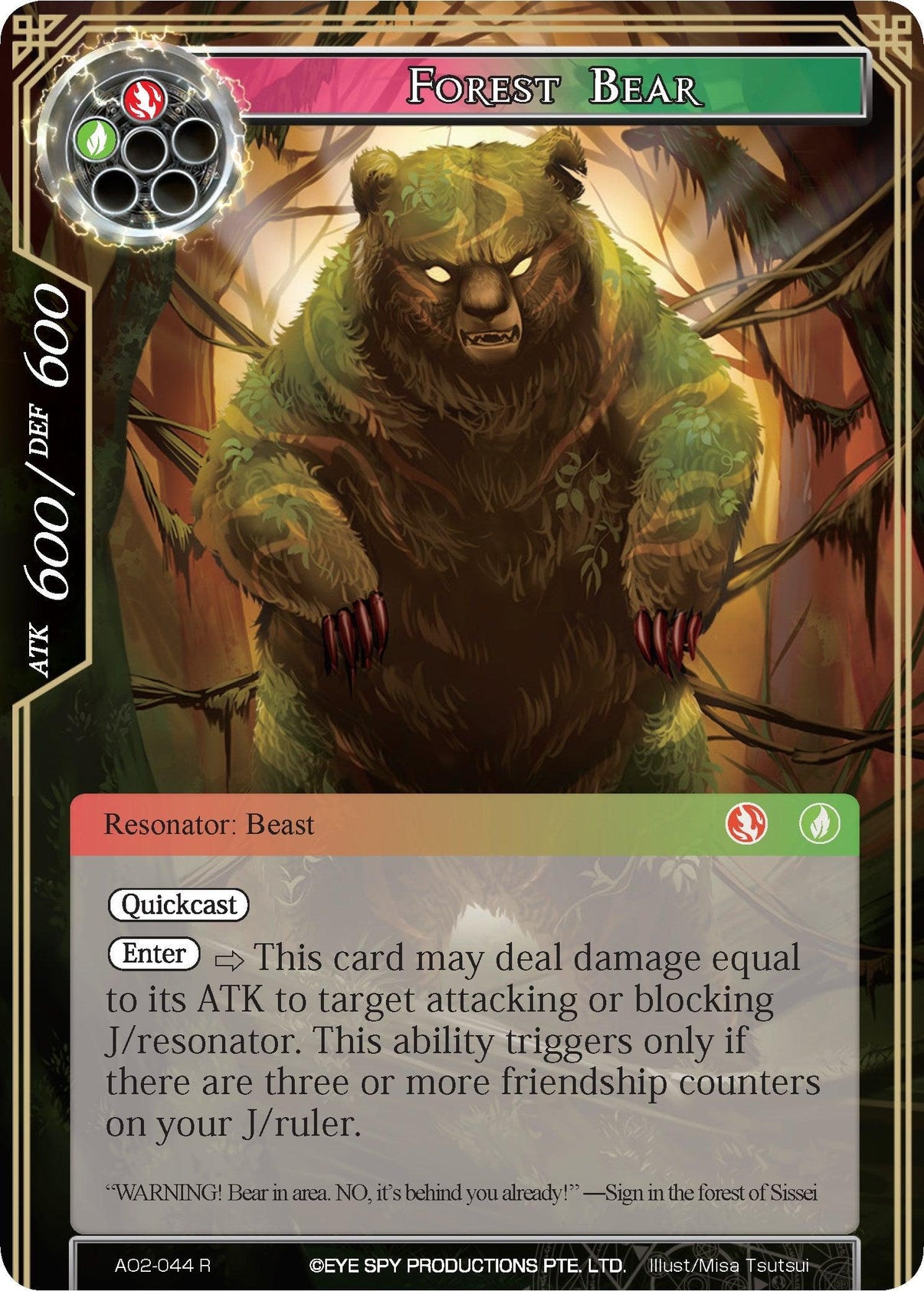 Forest Bear (AO2-044) [Alice Origin II] - POKÉ JEUX