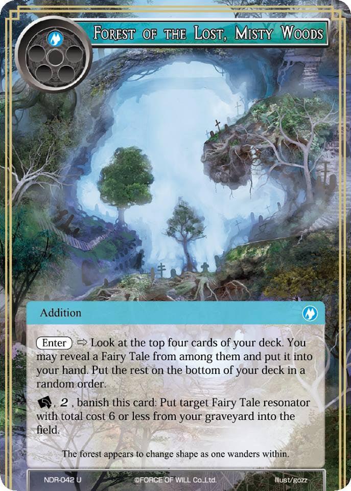 Forest of the Lost, Misty Woods (NDR-042) [New Dawn Rises] - POKÉ JEUX