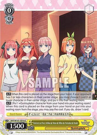 Forever as Five, Ichika & Nino & Miku & Yotsuba & Itsuki (5HY/W101-E016 C) [The Quintessential Quintuplets Movie] - POKÉ JEUX