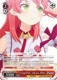 Forgetful, Sakura Miko (HOL/W91-TE016R RRR) [hololive production] - POKÉ JEUX