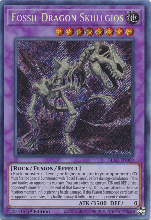Fossil Dragon Skullgios [BLAR-EN009] Secret Rare - POKÉ JEUX
