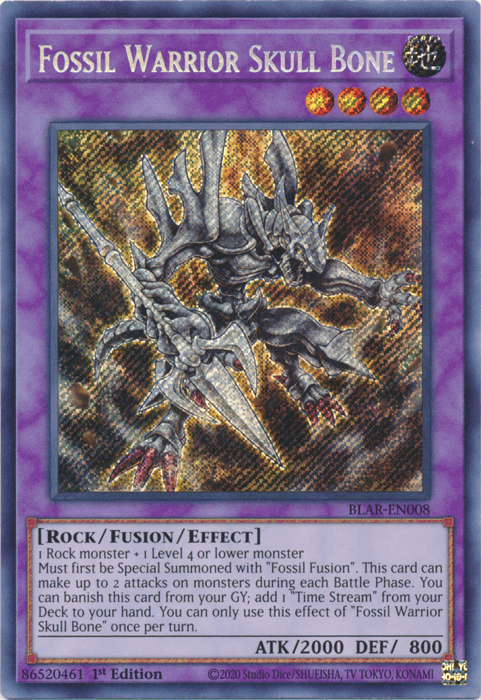 Fossil Warrior Skull Bone [BLAR-EN008] Secret Rare - POKÉ JEUX