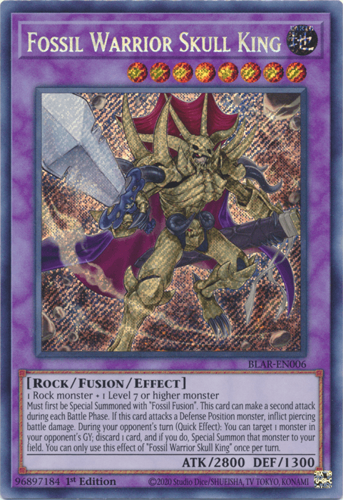 Fossil Warrior Skull King [BLAR-EN006] Secret Rare - POKÉ JEUX
