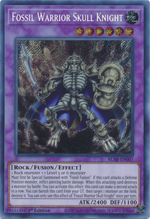 Fossil Warrior Skull Knight [BLAR-EN007] Secret Rare - POKÉ JEUX