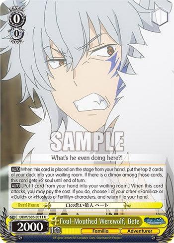 Foul-Mouthed Werewolf, Bete (DDM/S88-E011 U) [Is it Wrong to Try to Pick Up Girls in a Dungeon?] - POKÉ JEUX