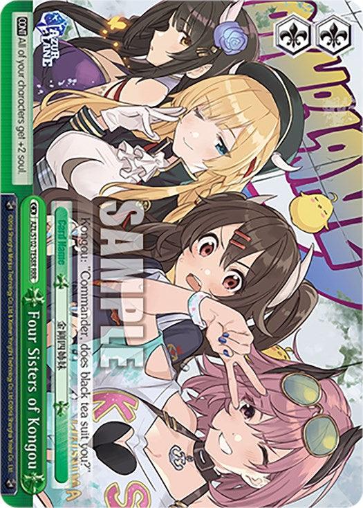 Four Sisters of Kongou (AZL/S102-TE58R RRR) [Azur Lane] - POKÉ JEUX