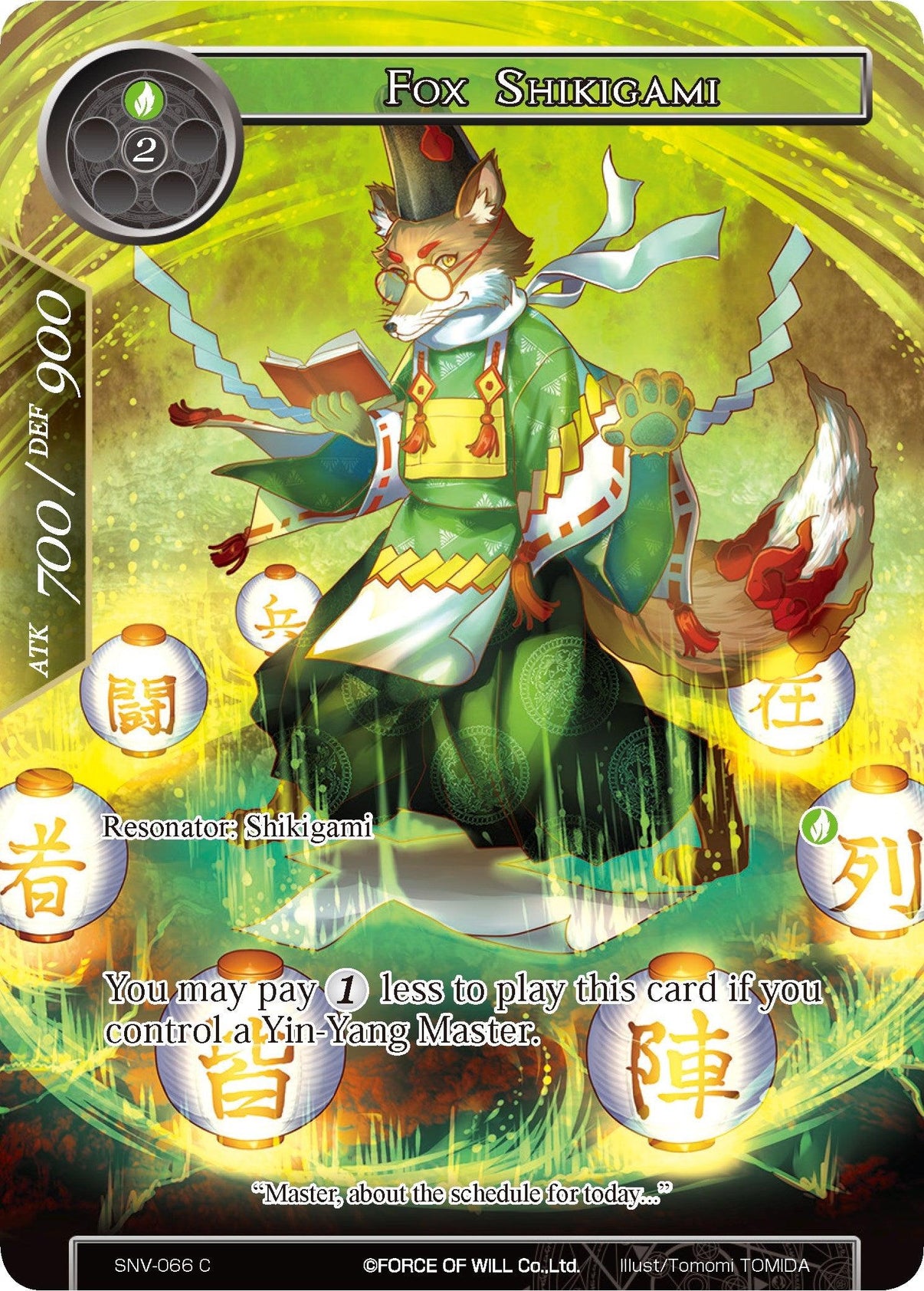 Fox Shikigami (Full Art) (SNV-066) [The Strangers of New Valhalla] - POKÉ JEUX