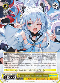 Foxy Day to You! Shirakami Fubuki (HOL/W91-TE063 TD) [hololive production] - POKÉ JEUX