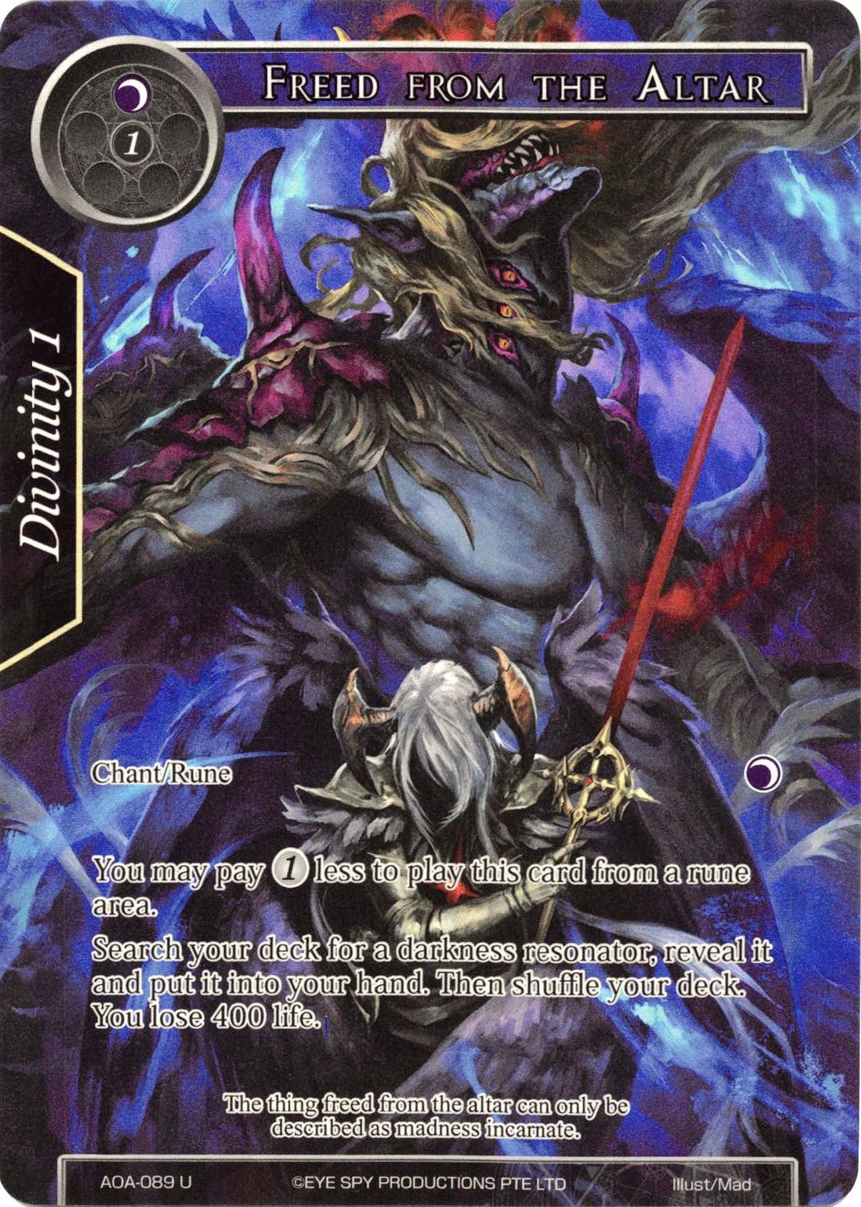 Freed from the Altar (Full Art) (AOA-089) [Awakening of the Ancients] - POKÉ JEUX