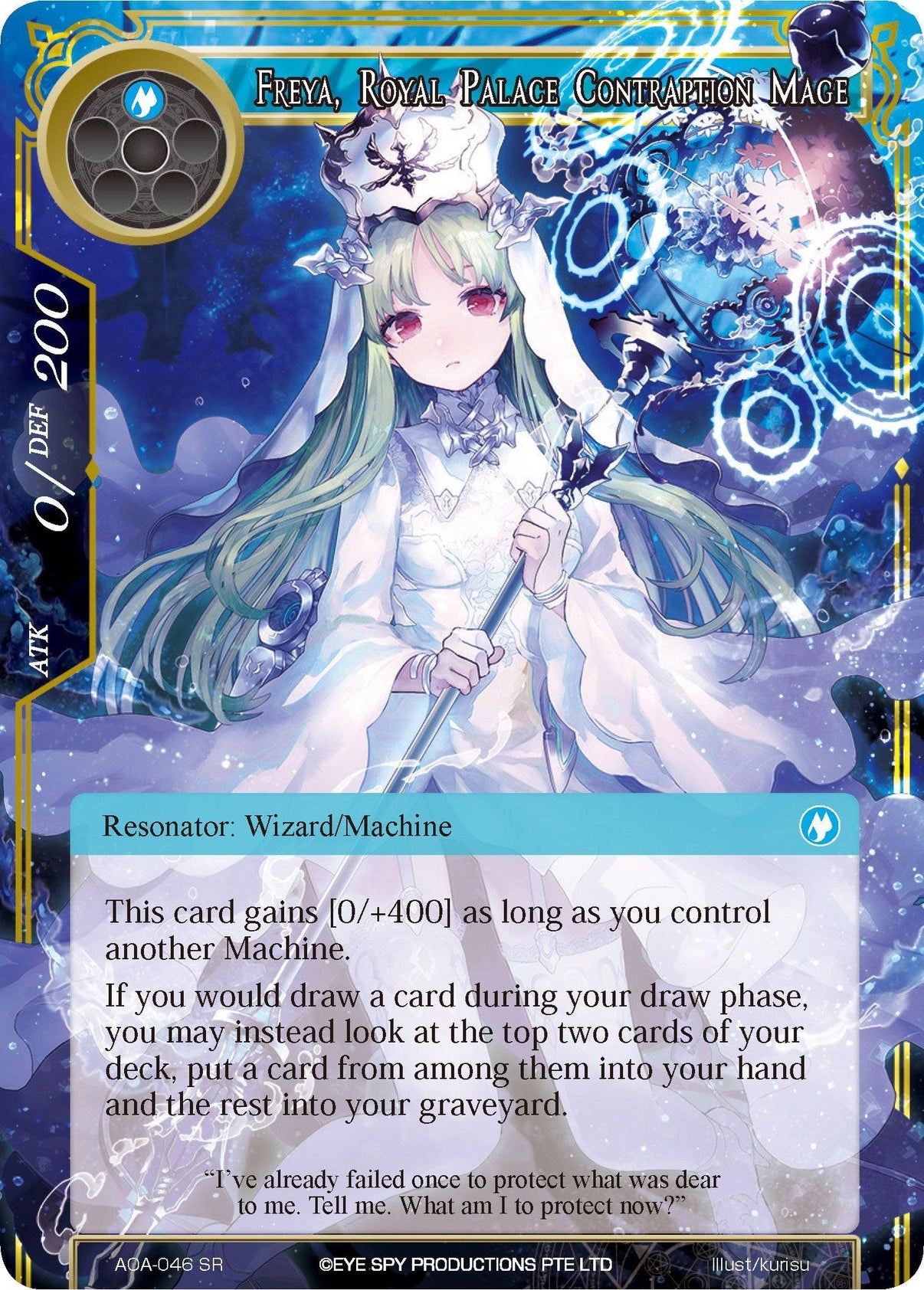 Freya, Royal Palace Contraption Mage (AOA-046) [Awakening of the Ancients] - POKÉ JEUX