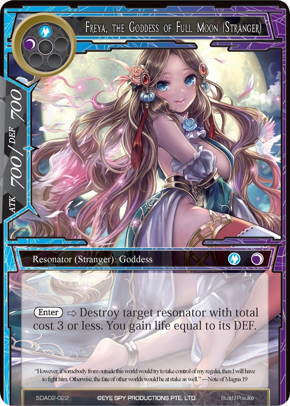 Freya, the Goddess of Full Moon (Stranger) (SDAO2-022) [Alice Origin II Starter Deck] - POKÉ JEUX
