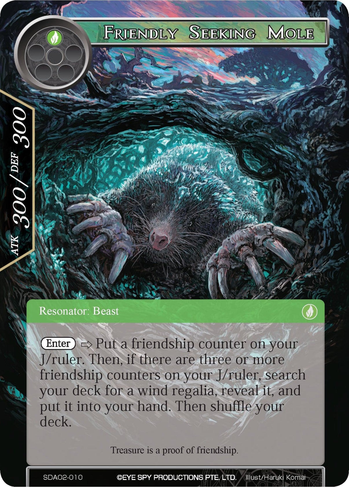 Friendly Seeking Mole (SDAO2-010) [Alice Origin II Starter Deck] - POKÉ JEUX
