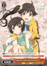 Friendly Sisters, Tsukihi Araragi & Karen Araragi (NM/S24-PE01 PR) (Promo) [NISEMONOGATARI] - POKÉ JEUX