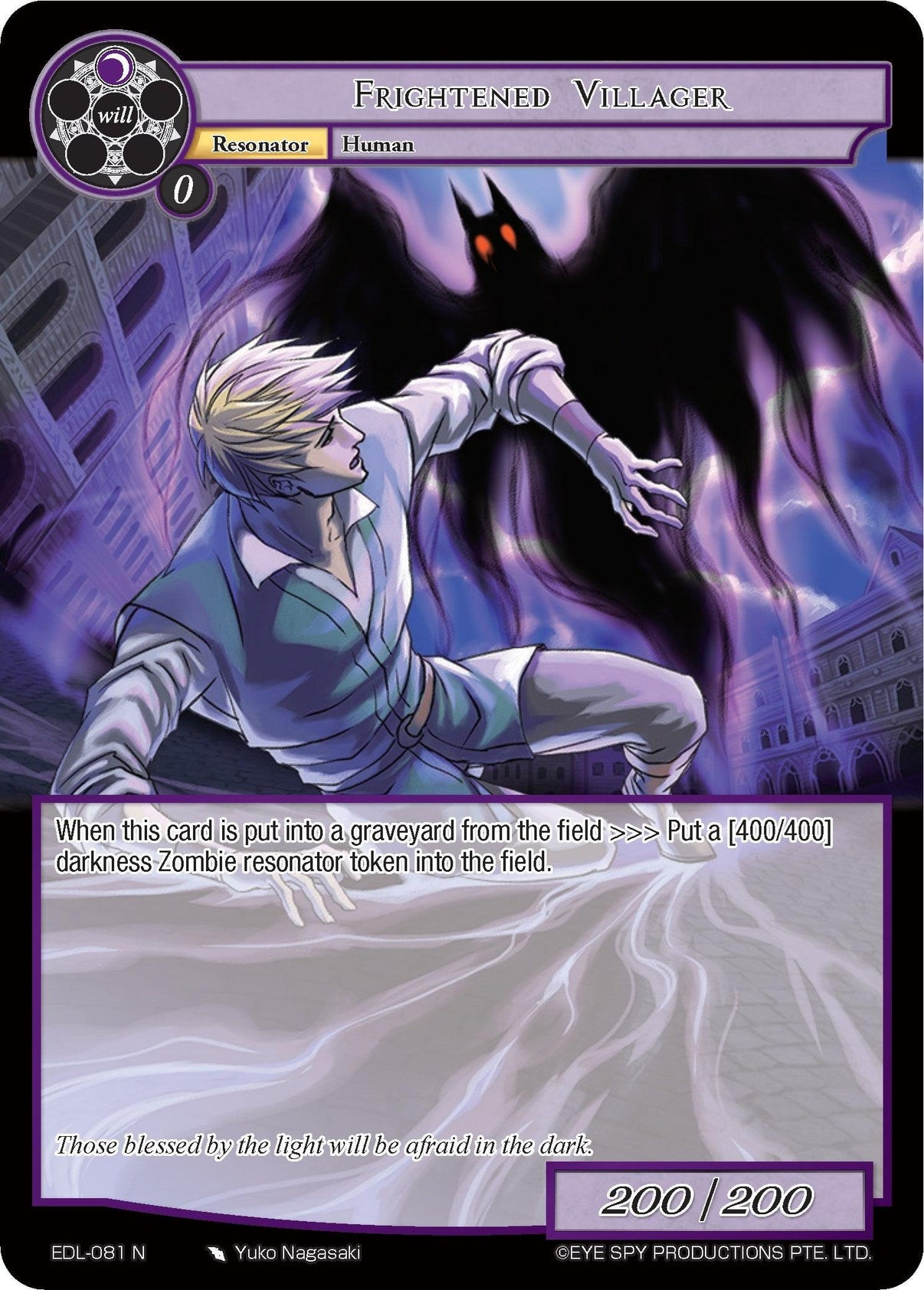 Frightened Villager (EDL-081) [The Epic of the Dragon Lord] - POKÉ JEUX