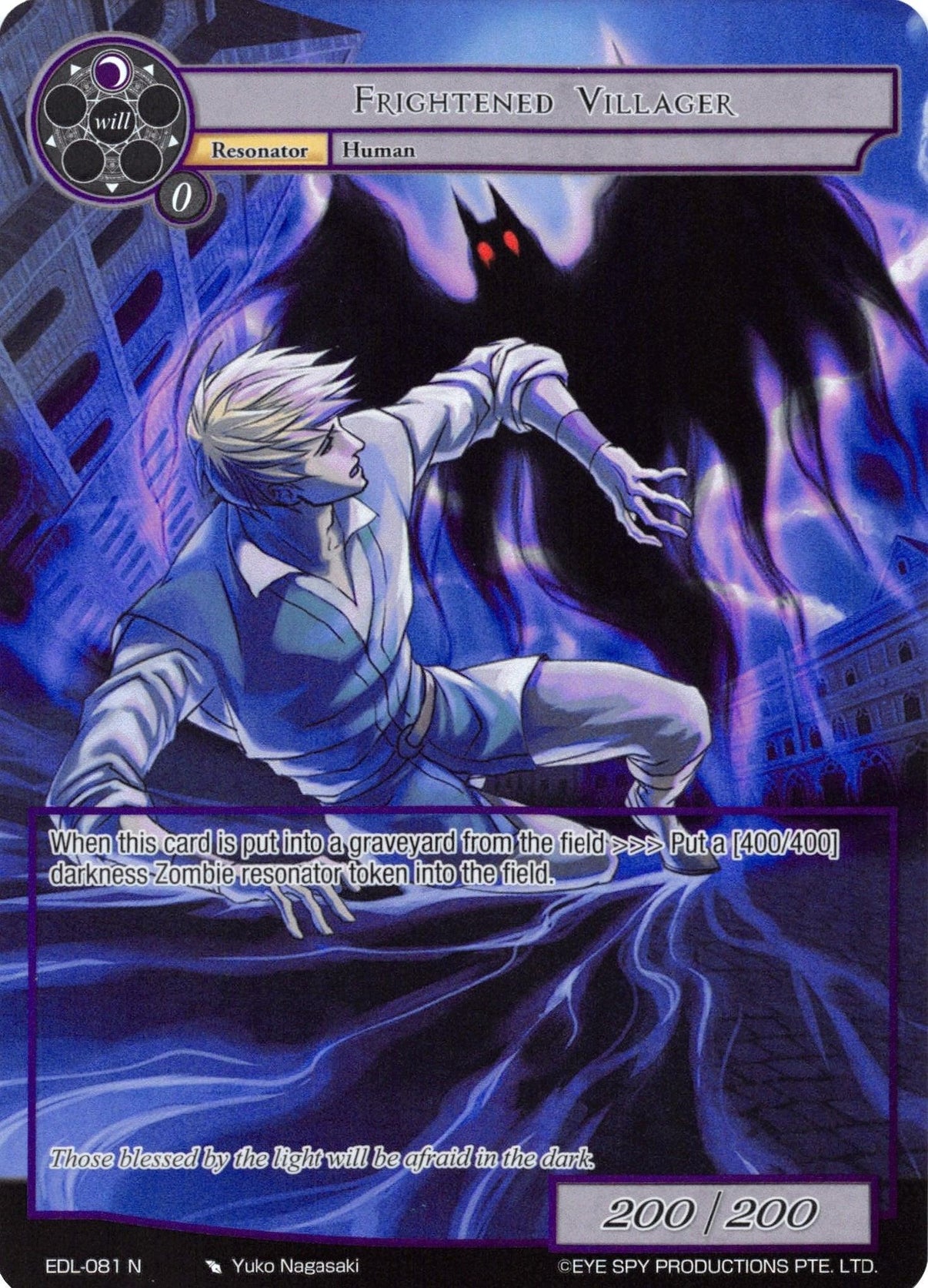 Frightened Villager (Full Art) (EDL-081) [The Epic of the Dragon Lord] - POKÉ JEUX