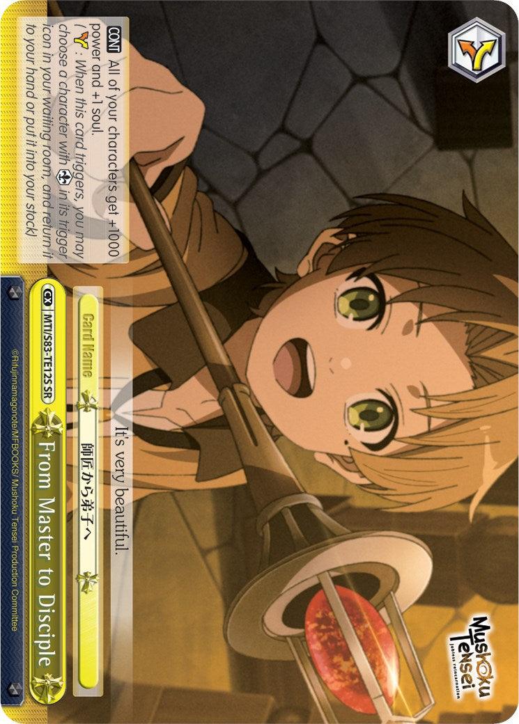 From Master to Disciple (MTI/S83-TE12S SR) [Mushoku Tensei: Jobless Reincarnation] - POKÉ JEUX