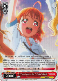 "From Zero to One!" Chika Takami (LSS/WE27-E29 C) (Parallel Foil) [Love Live! Sunshine!! Extra Booster] - POKÉ JEUX