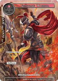 Frontline Warrior (Full Art) (SNV-023) [The Strangers of New Valhalla] - POKÉ JEUX