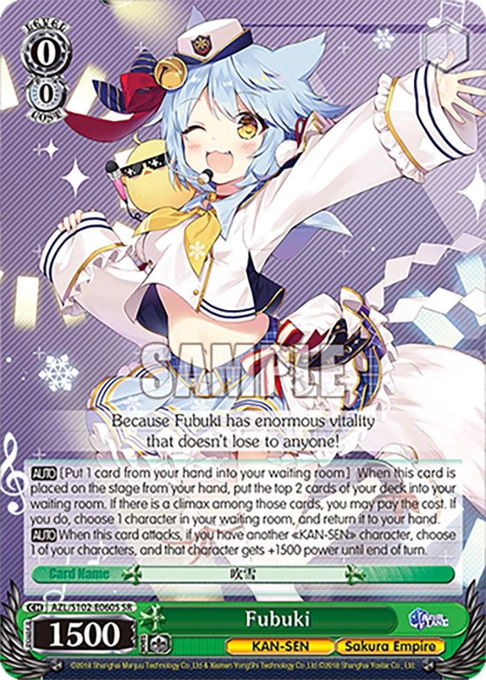 Fubuki (AZL/S102-E060S SR) [Azur Lane] - POKÉ JEUX