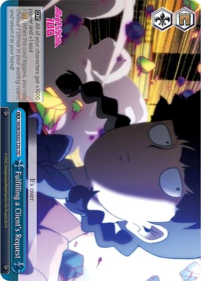 Fulfilling a Client's Request (MOB/SX02-T20 TD) [Mob Psycho 100] - POKÉ JEUX