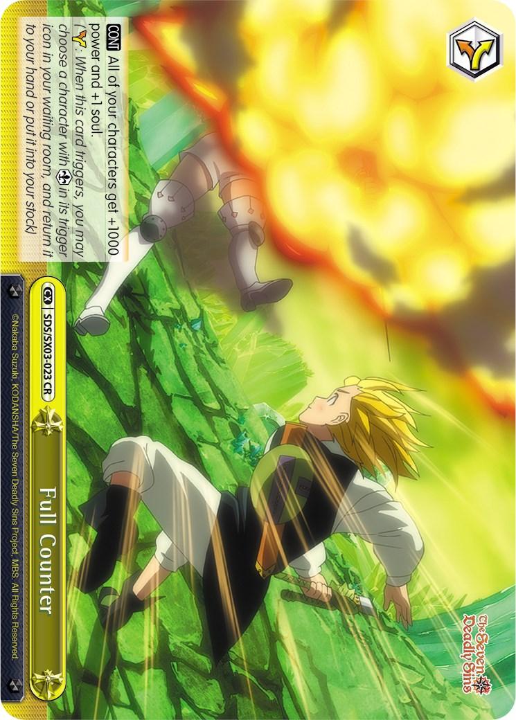 Full Counter (SDS/SX03-023 CR) [The Seven Deadly Sins] - POKÉ JEUX
