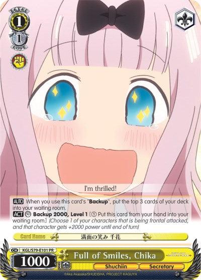 Full of Smiles, Chika (KGL/S79-E101 PR) [Kaguya-sama: Love is War] - POKÉ JEUX