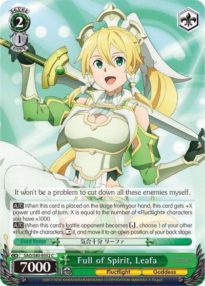Full of Spirit, Leafa (SAO/S80-E052 C) [Sword Art Online -Alicization- Vol.2] - POKÉ JEUX