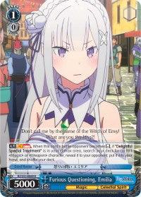 Furious Questioning, Emilia (RZ/S55-E069 R) [Re:ZERO Vol.2] - POKÉ JEUX