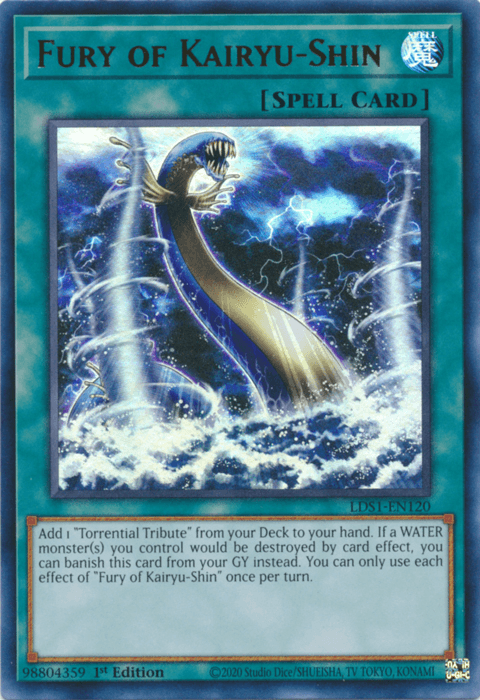 Fury of Kairyu-Shin [LDS1-EN120] Ultra Rare - POKÉ JEUX