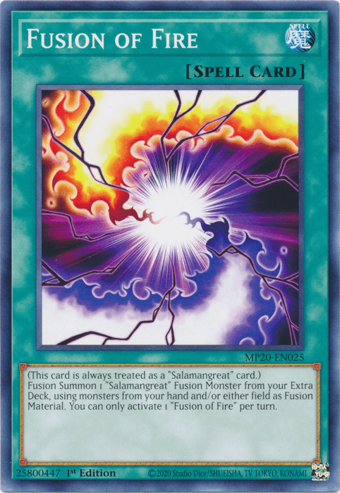Fusion of Fire [MP20-EN025] Common - POKÉ JEUX