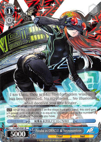 Futaba as ORACLE & Necronomicon (P5/S45-E081 R) [Persona 5] - POKÉ JEUX