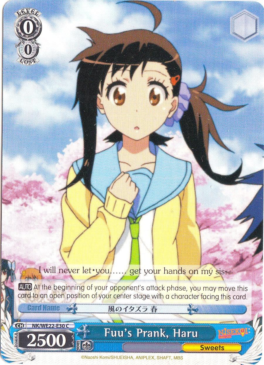 Fuu's Prank, Haru (NK/WE22-E30) [NISEKOI Extra Booster] - POKÉ JEUX