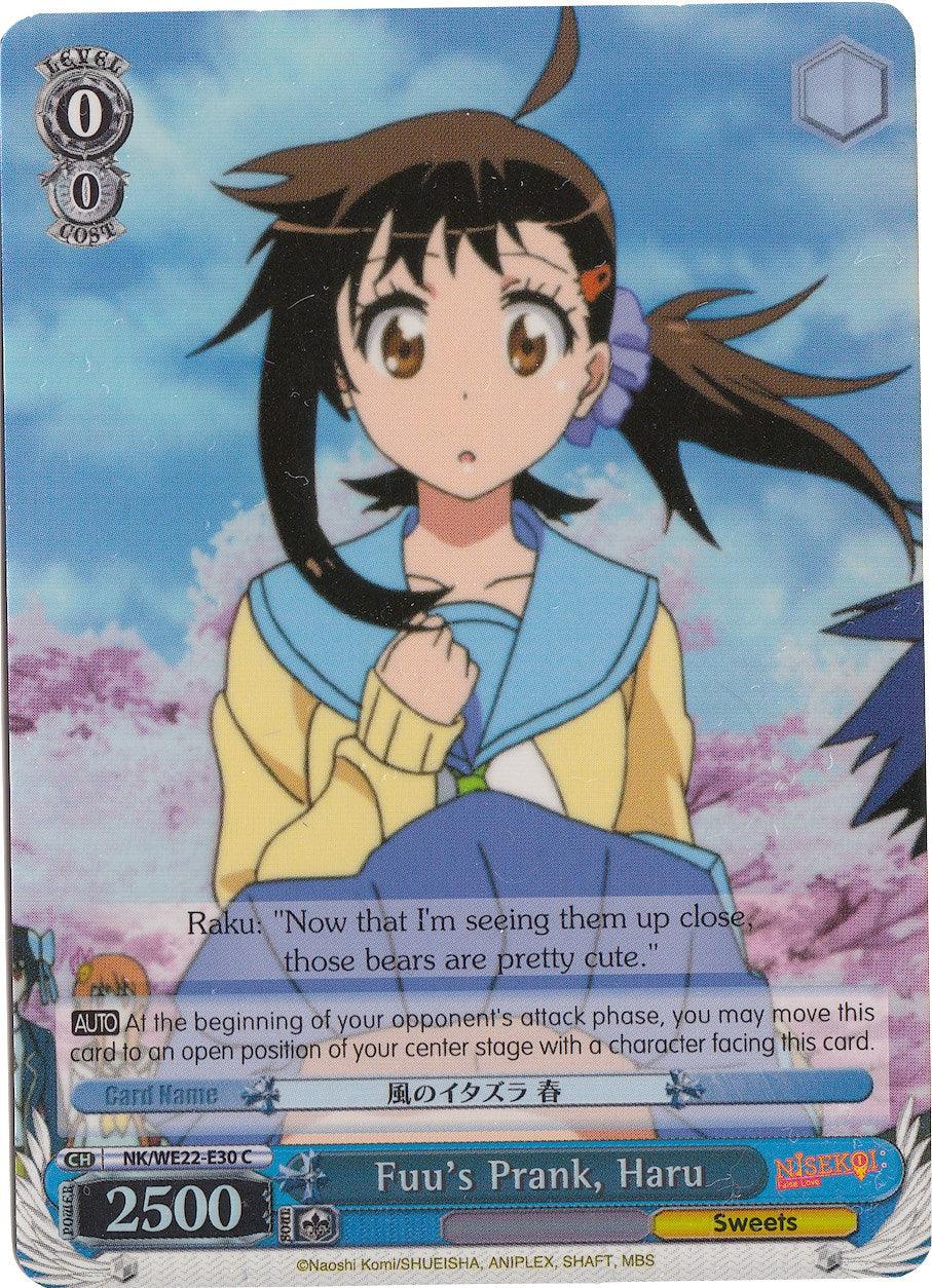 Fuu's Prank, Haru (NK/WE22-E30) (Parallel Foil) [NISEKOI Extra Booster] - POKÉ JEUX