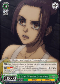 Gabi: Warrior Candidate (Foil) [Attack On Titan: Final Season] - POKÉ JEUX