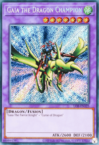 Gaia the Dragon Champion (25th Anniversary) [LOB-EN125] Secret Rare - POKÉ JEUX