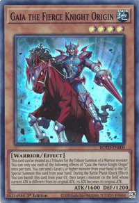 Gaia the Fierce Knight Origin [ROTD-EN000] Super Rare - POKÉ JEUX