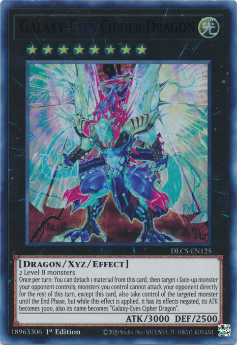 Galaxy-Eyes Cipher Dragon (Blue) [DLCS-EN125] Ultra Rare - POKÉ JEUX