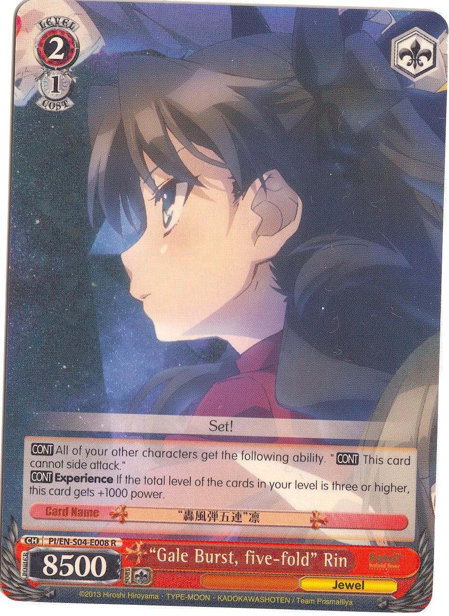 "Gale Burst, five-fold" Rin (PI/EN-S04-E008 R) [Fate/kaleid liner PRISMA ILLYA DX] - POKÉ JEUX
