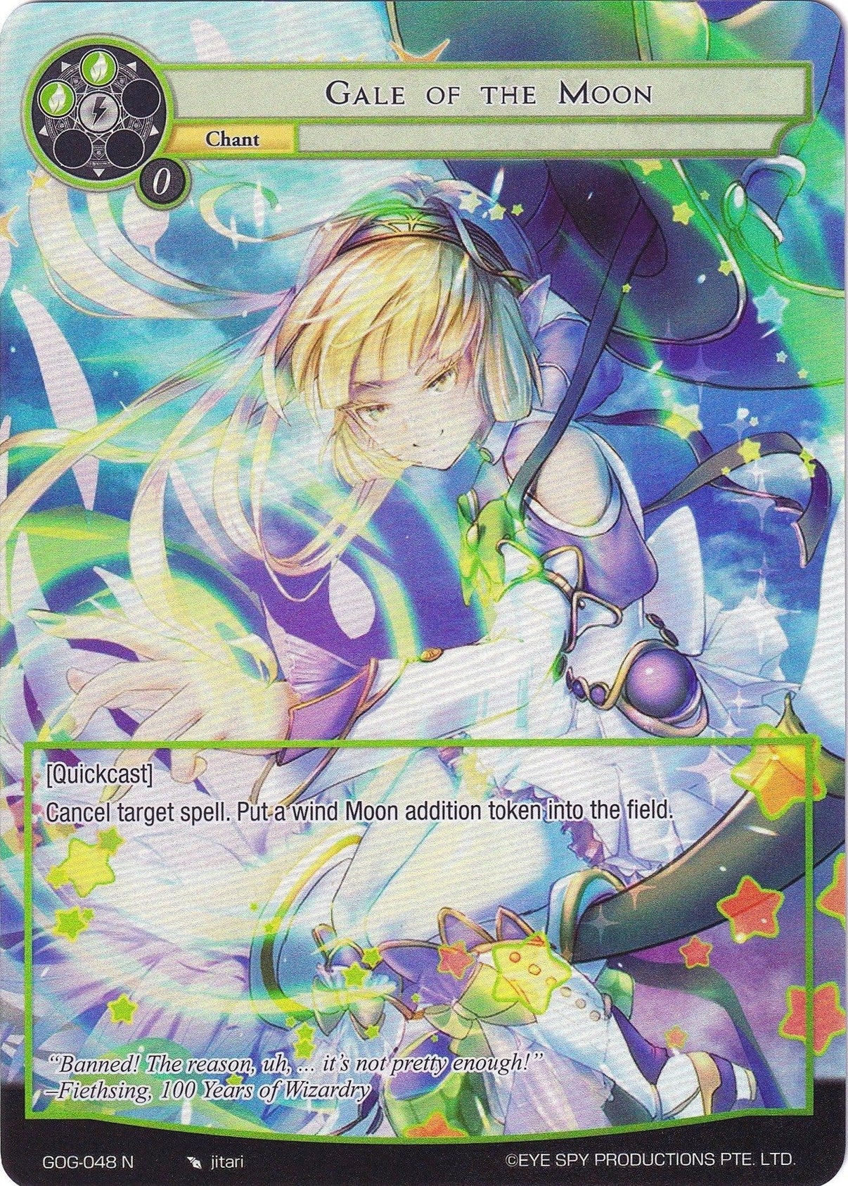 Gale of the Moon (Full Art) (GOG-048) [Game of Gods] - POKÉ JEUX