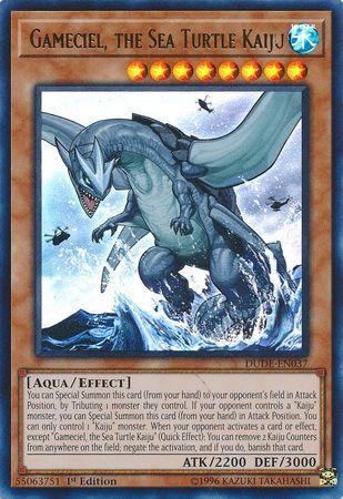 Gameciel, the Sea Turtle Kaiju [DUDE-EN037] Ultra Rare - POKÉ JEUX