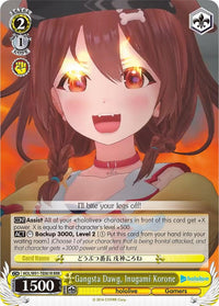 Gangsta Dawg, Inugami Korone (HOL/W91-TE061R RRR) [hololive production] - POKÉ JEUX
