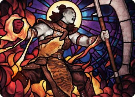 Garna, Bloodfist of Keld Art Card [Dominaria United Art Series] - POKÉ JEUX