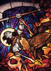 Garna, Bloodfist of Keld Art Card (Gold-Stamped Signature) [Dominaria United Art Series] - POKÉ JEUX